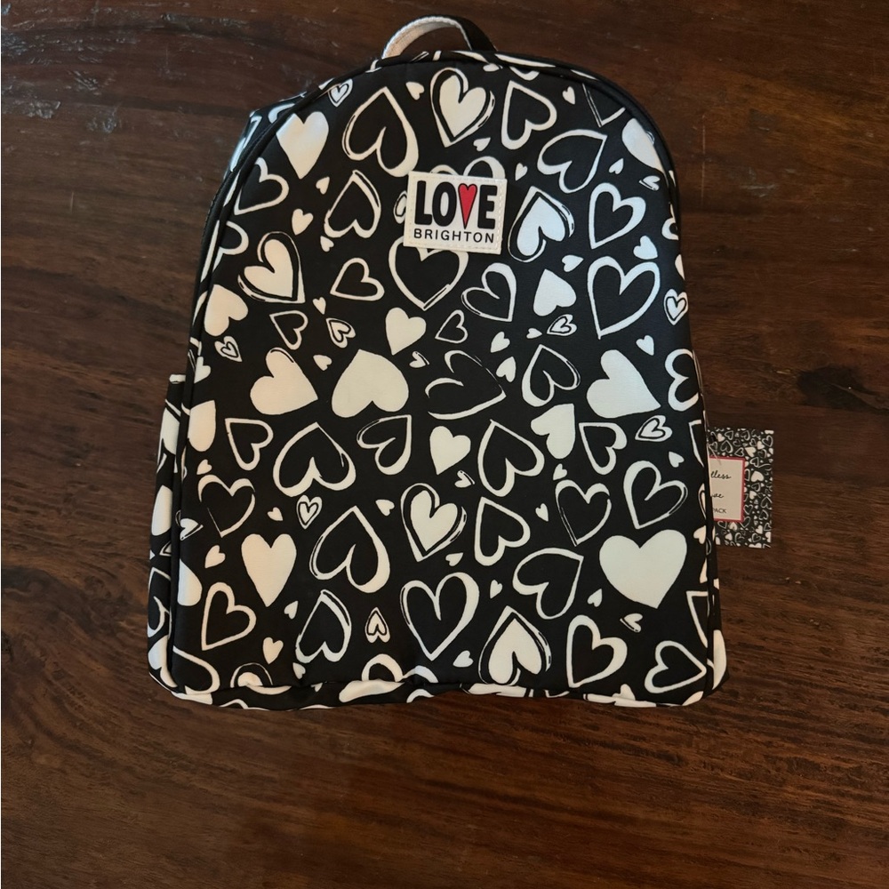 Brighton Love Heart Pattern Backpack